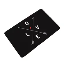 CAMMITEVER любовь письмо геометрический коврик кухня дверной коврик пол коврики гостиная/спальня индивидуальный заказ бизнес HotelDecor