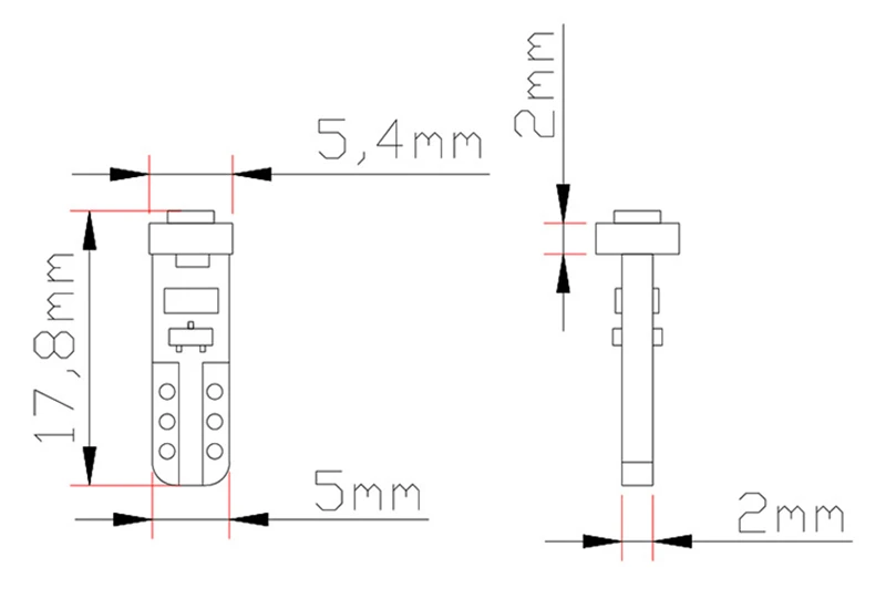 10x супер яркий 3030 SMD Led T5 подсветка приборной панели автомобиля манометр инструмент боковой Авто Клин двери лампа 12 В