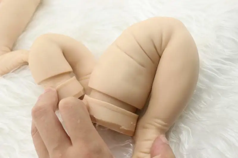 Полный Твердый Мягкий силикон ручной работы DIY наборы для Bebe Reborn Baby Реалистичная кукла A+ Reborn Baby Doll Bebe Reborn Малыш Мальчик игрушки