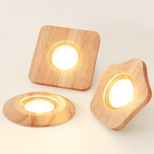 Скандинавский светильник для помещений, светодиодный потолочный светильник, Деревянный светильник 5 Вт 7 Вт cob, коридор, спальня, lamparas de techo colgante, современный