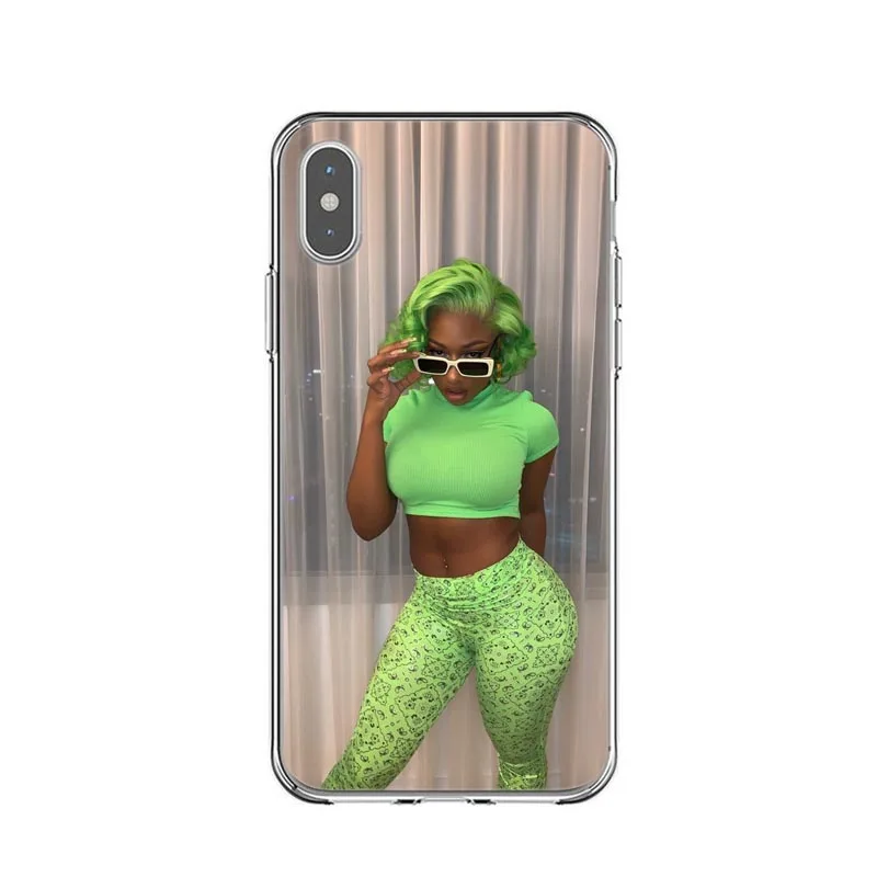 Силиконовый чехол для телефона Megan Thee Stallion Fever для iPhone XR X XS Max 6 6splus 7 7Plus 8 8 Plus 5 5S SE Rapper