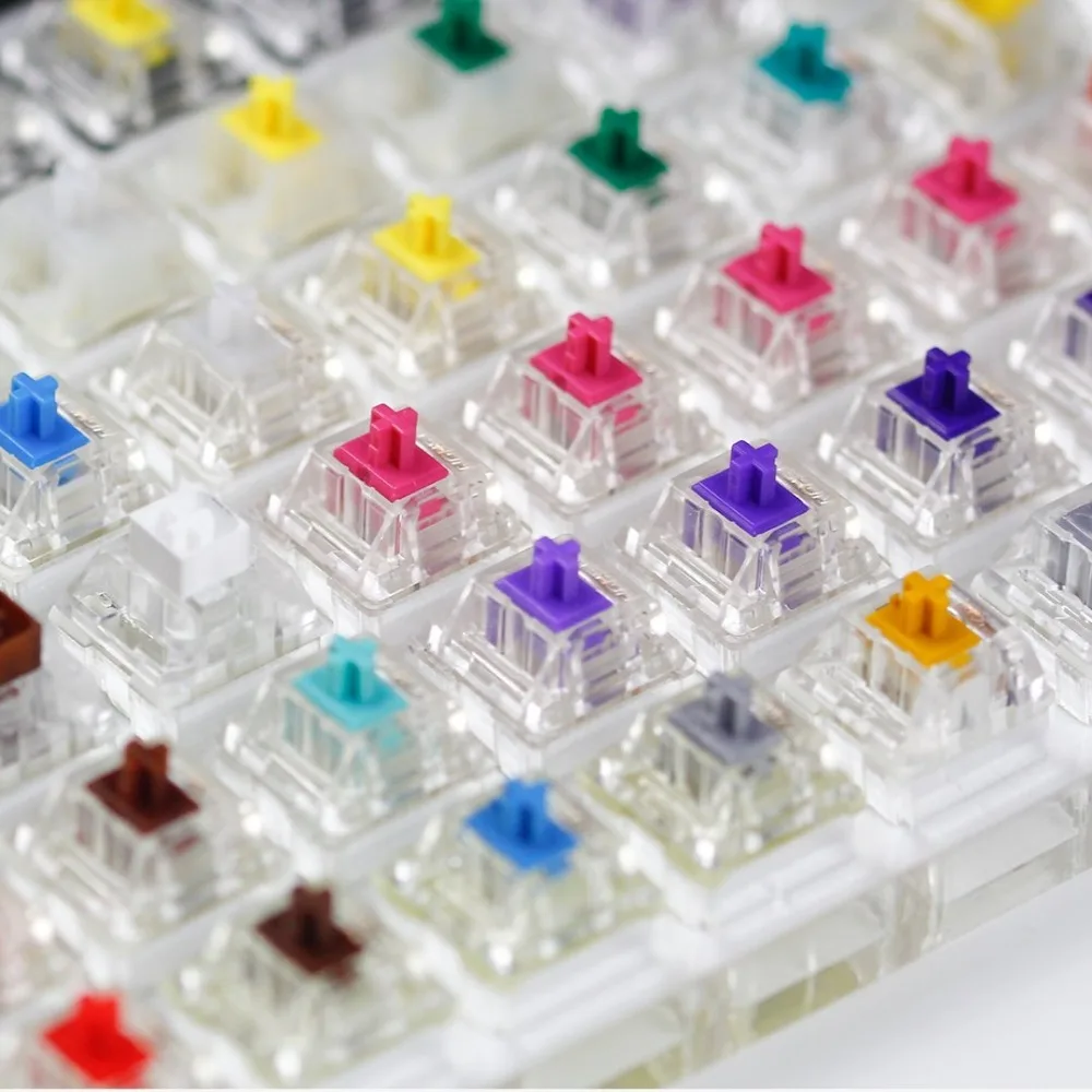 Супер тестер всего 63 переключателя в комплекте вишня/гатерон/Kailh BOX/Zealios/Aliaz