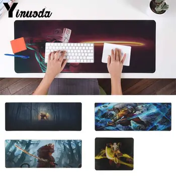

Yinuoda Your Own Mats Dota 2 Juggernaut Rubber Mouse Durable Desktop Mousepad game gaming Mousepad For PC Laptop Notebook anime