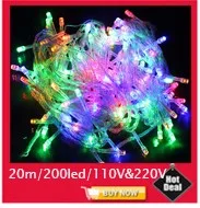 Árvore de Natal de Fadas Luzes da Corda ao ar Lote Nova 5 m 300leds Led Heart-shaped Pendente Lâmpada Guirlanda Livre Luzes ac 220 v 110 20 Pçs - 4 lighting wall lights