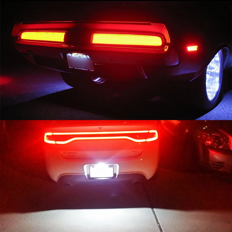OEM Car-заменить 18-SMD светодиодный 6000 К ксенон белый номерной знак светильник для Dodge Зарядное устройство Challenger, Chrysler 300 Дротика и т. д. 12V