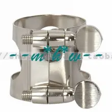 6 шт. металлическая Лигатура для кларнета никелированная