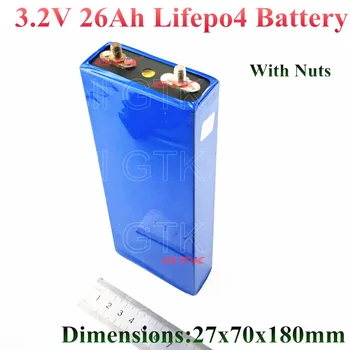 

24pcs lifepo4 3.2v 25Ah battery cell 3.2v 26ah for pack diy battery high power 3000w e scooter bike energy storage 30Ah 60v 20ah