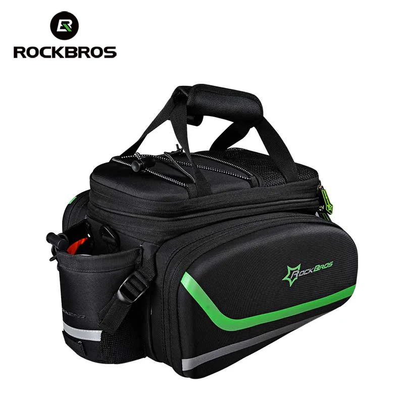 

ROCKBROS Bicycle Carrier Bag MTB Bike Rack Trunk Pannier Cycling Multifunctional Large Capacity Cycle Travel Bag With Rain Cover