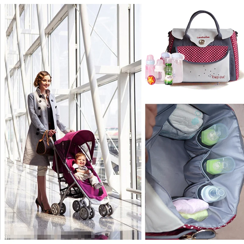 Сумки для детских подгузников Landuo, сумка для детских подгузников, сумка для мам, сумка для мам, дамская сумка-мессенджер, сумка для подгузников на плечо, bolsa maternidade