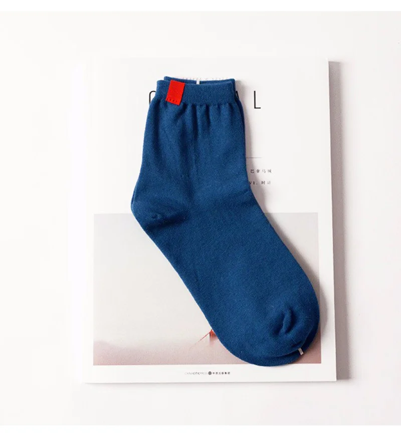 Hot sale women's socks short Korean fashion autumn casual comfortable solid womens socks Explosion models Female Thermal Warm Socks