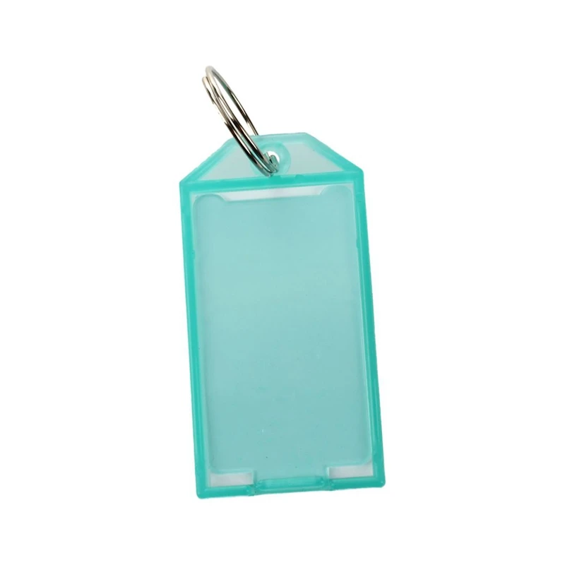 25 шт. Многоцветный Пластиковый Ключ ID бирки w расцепляющийся брелок для ключей