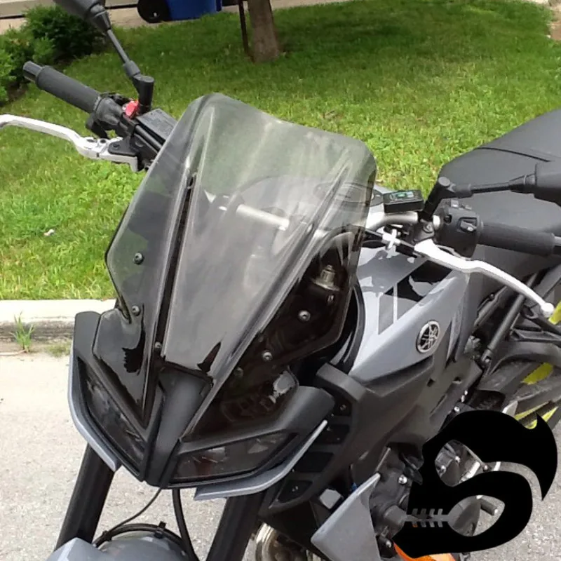 MT09 FZ09 мотоцикл ветровое стекло гонки Flyscreen Ветер Дефлектор для Yamaha MT-09 FZ-09 MT FZ 09 дым черный