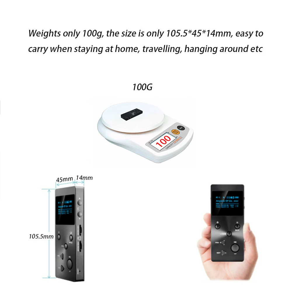 XDUOO X3 Mp3 музыкальный плеер Профессиональный без потерь Hifi Цифровой mp3 поддержка DSD/APE/FLAC/WAVWMA/OGG/MP3 двойной SD слот MP3-плеер