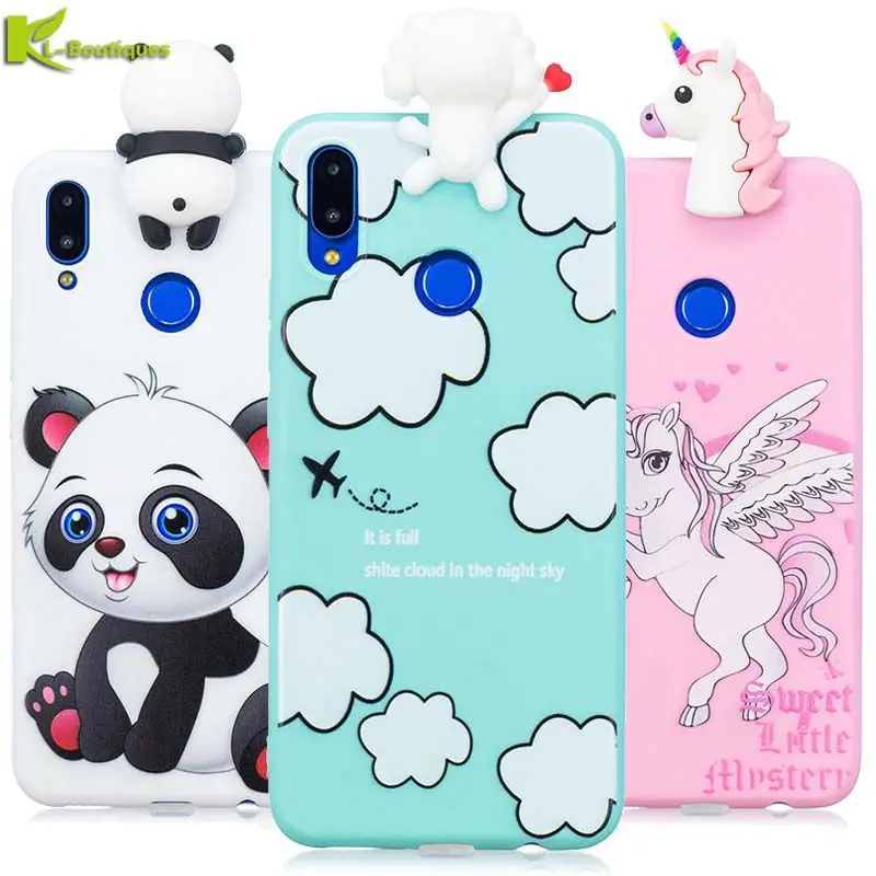 

For Huawei P Smart Plus Case on for Huawei P Smart Plus Cover Fundas 6.3 inch 3D Cute Silicone Dolls Toys Cartoon Soft Cases