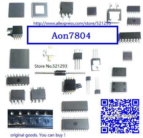

Aon7804 mosfet, 2N-CH 30 V 9A 8DFN 7804 N7804 30PCS/LOT
