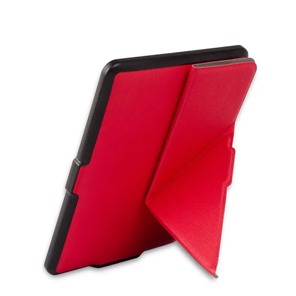 Смарт чехол для Kindle Paperwhite 1 2 3 оригами искусственная кожа подставка E reader Funda 2015|stand