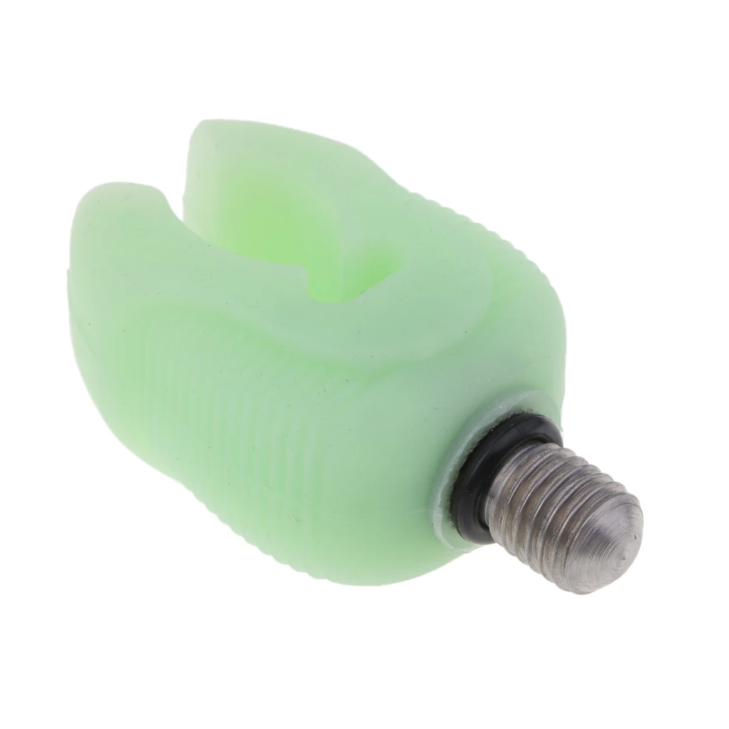 

Anti-slip Silicone Stainless Steel Luminous Butt Rests/Rod Rest/Back Rest use with Rod Pod Bank Sticks