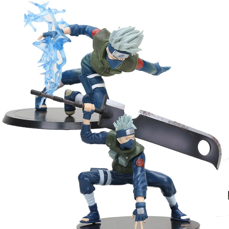 

Naruto Kakashi Sasuke Action Figure Anime Momochi Zabuza PVC Toys Figure Model Table Desk Decoration
