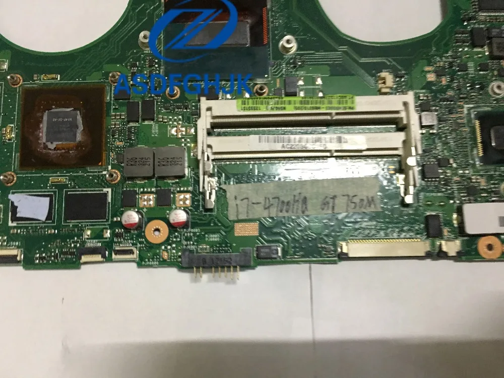  for ASUS N550J N550JK N550JV Q550JV mainboard N550JX Motherboard W/ I7-4700HQ GT850M 4GB N550JK Lap