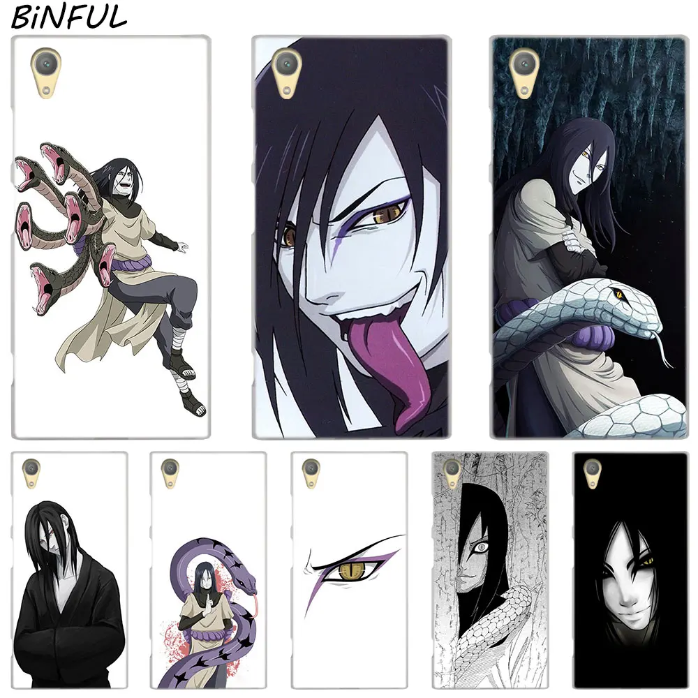 Прозрачный чехол naruto Orochimaru для Sony Xperia Z3 Z5 Premium M4 Aqua M5 X XA XA1 C4 C5 E4 E5 XZ XZ2 Compact