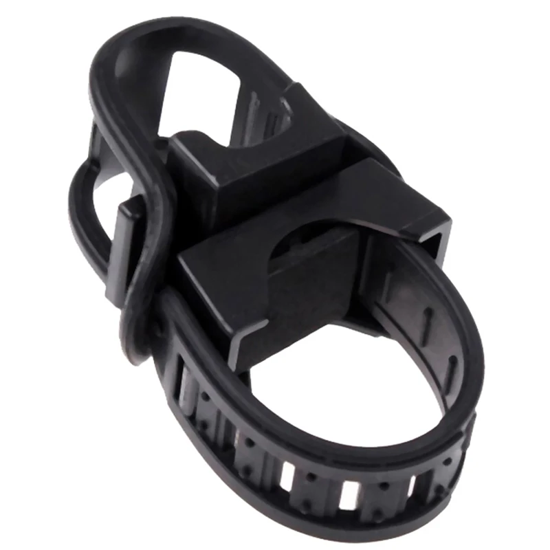 Adjustable 360 Degree Universal Bicycle Flashlight Holder Mount Rubber