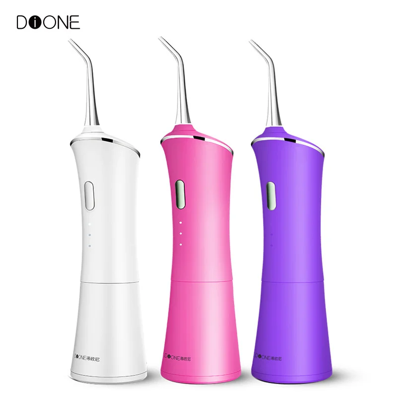 Dione молодых версия Ирригатор для полости рта USB Перезаряжаемые водяной Флоссер
