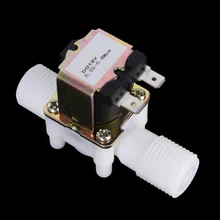 1/" 12 V 24 V 220 V пластиковый электромагнитный клапан Магнитная стиральная машина питьевой Диспенсер водяной пневматический переключатель регулятора давления
