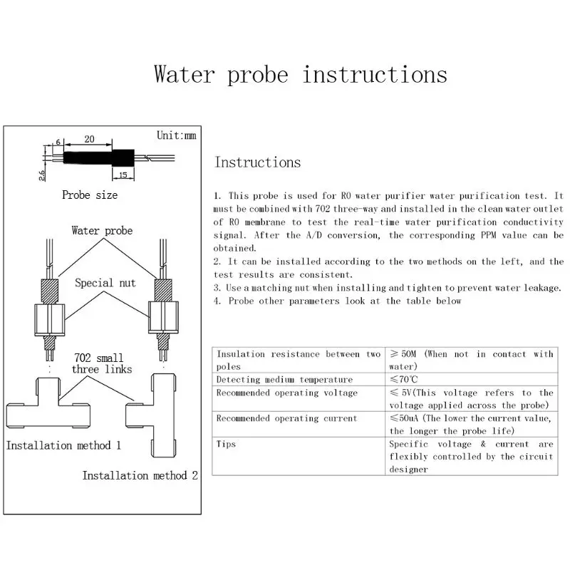 Analog TDS Sensor Water Conductivity Sensor for Liquid Detection Water Quality Monitoring Module DIY TDS Online Monitor