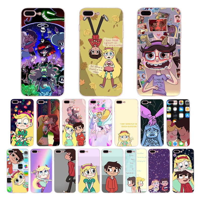 

Cute cartoon Star vs the Forces of Evil Soft phone case Cover for iphone 7 8 6s plus xs max x xr 6 10 5s 5 se silicone TPU shell