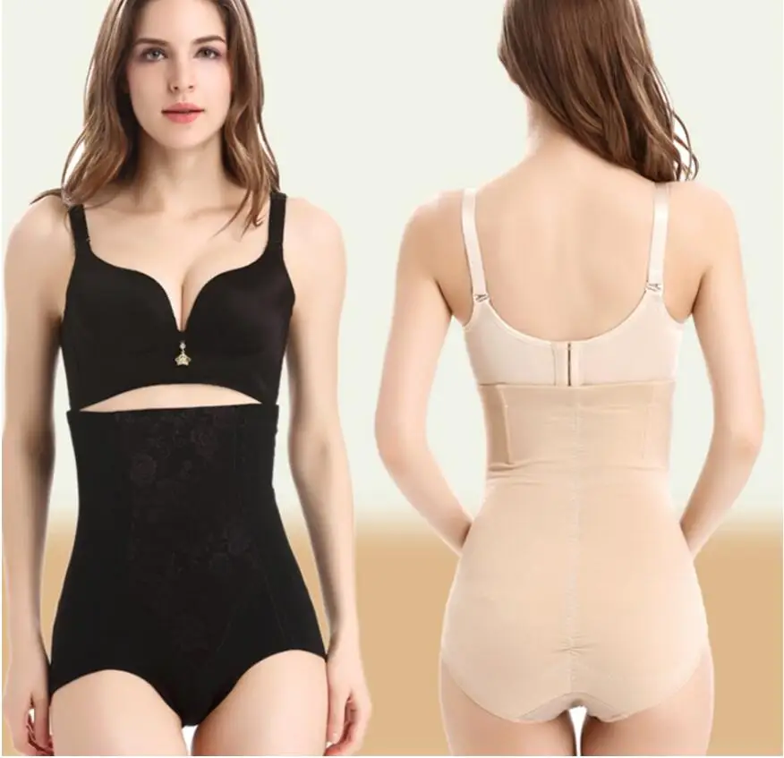 M-5XL Pluse Size High Waist Women Slimming Control Panties Body Shaper Butt Lift With Tummy Control Underwear Shapewear Briefs