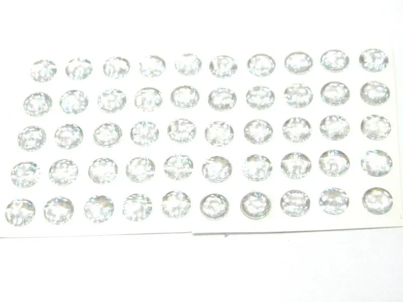 

wLure 5mm 6mm 7mm 3D Solid Silver Self-stick Easy Install Fishing Eyes Custom Lure Painting Accessories UPECS