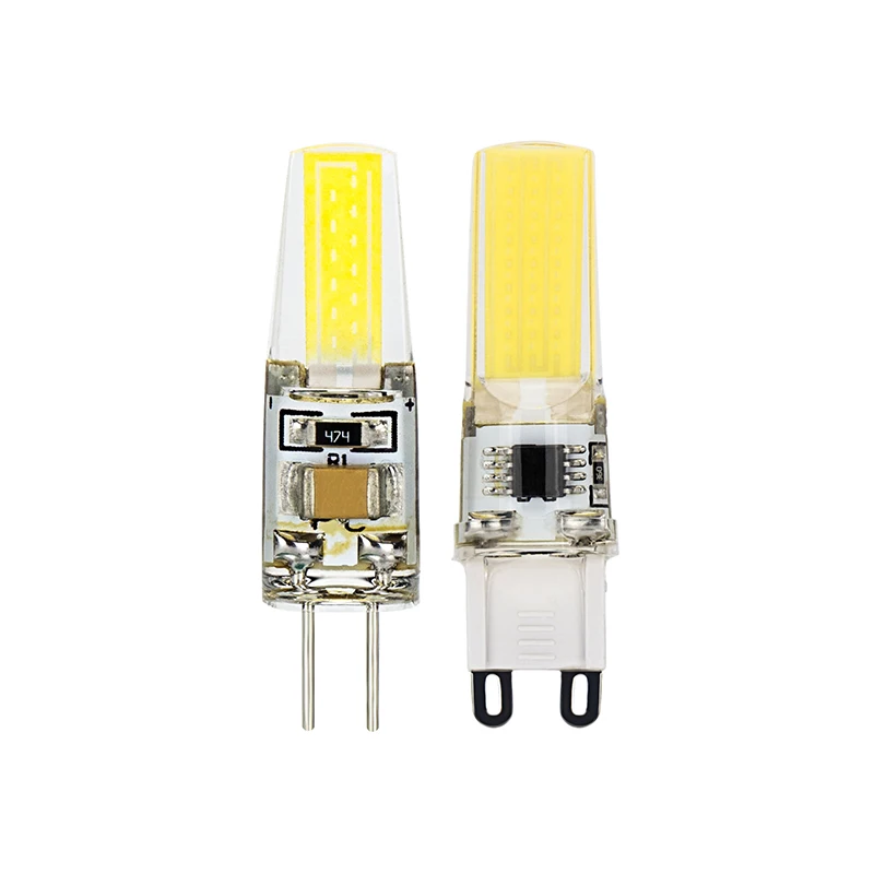 

G4 G9 LED Chip 3W DC12V AC220V Cold White Warm White 360 Degree Dimmable Halogen Lamp DIY For Indoor LIghting Crystal Bulb Lamp