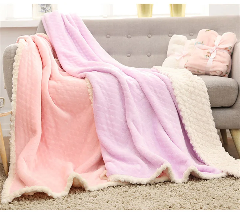 Детское одеяло s однотонное Коралловое флисовое банное полотенце мягкое детское Пеленальное Bebe конверт коляска обертывание постельное белье для новорожденных малышей одеяло