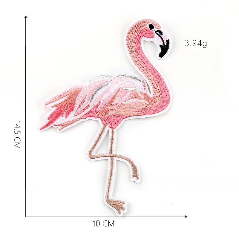 Вышивка ткань паста Фламинго мода вышивка патч паста аксессуары для одежды патчи для одежды Аппликации Diy патч - Цвет: 3