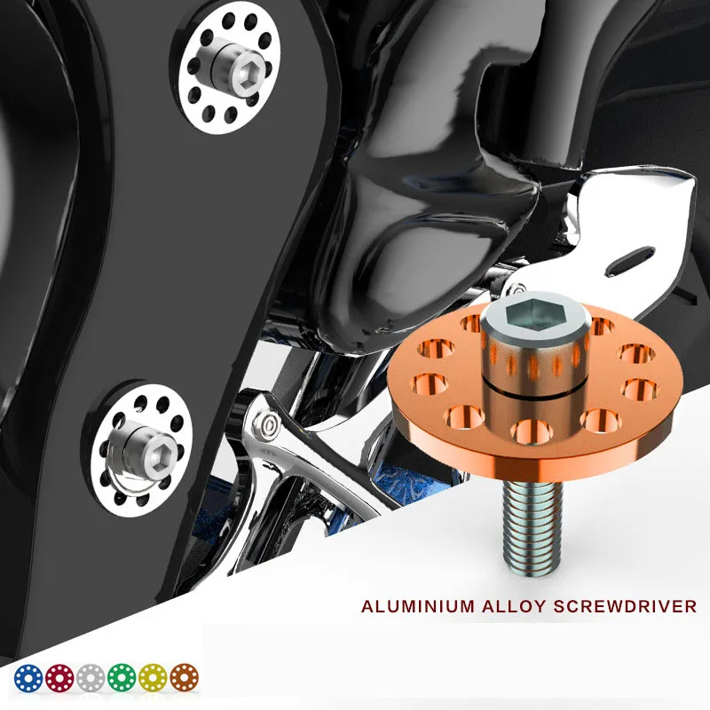 

5Pcs/Set 6mm MSX Motorcycle Gasket Aluminum Alloy Fastener Screws Accessories for Modification Fenders/License Plate/Headlights