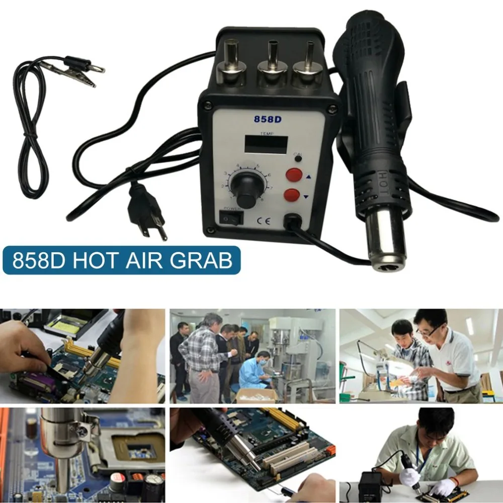 

Hot Air Gun Desoldering Soldering Rework SMD Station kit Repair Tools Dual-use Soldering Station Rework Station Digital Display
