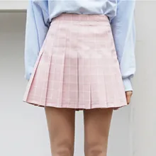 Женская кавайная юбка Harajuku клетчатая консервативная стильная плиссированная юбка лолита Saia Милая школьная форма Faldas юбка женская