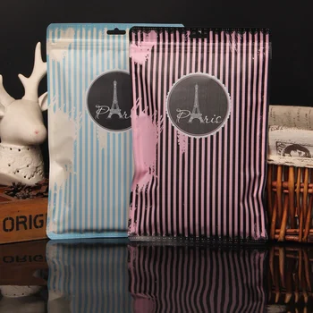 

Ferimo 100pcs Plastic socks clothes underwear scarf packaging storage bags zip lock bag seal sealing large fashion pouch
