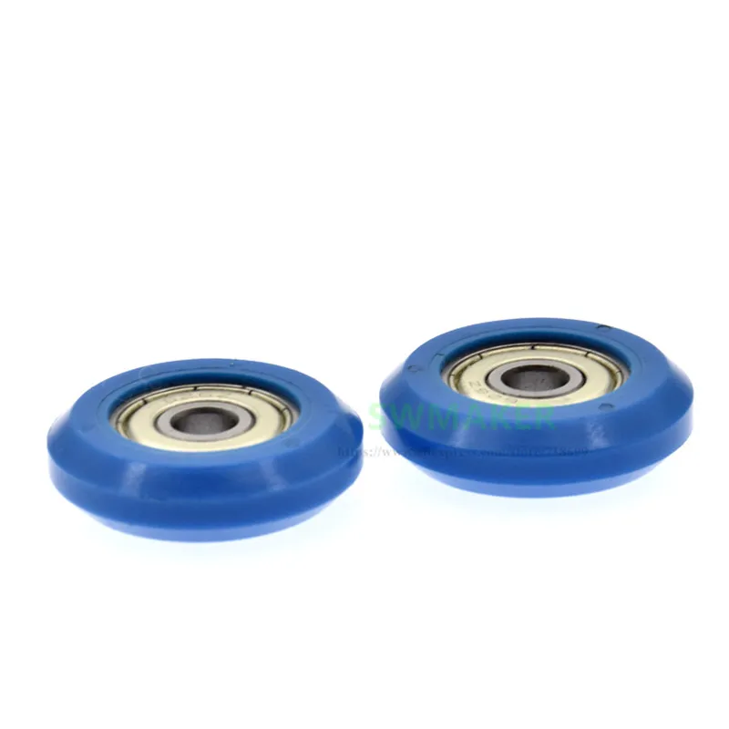 10 шт. 6*30*8 мм синий v-слот шкив/ролик, 626 завернутые колеса для евростандарта алюминиевый профиль трек, POM