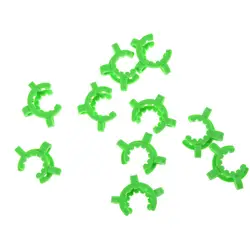 14 #11 мм x 15 лабораторный пластиковый зажим, лаборатория Keck зажим для использования для стеклянного наземного Сустава 10 шт. оптовая продажа
