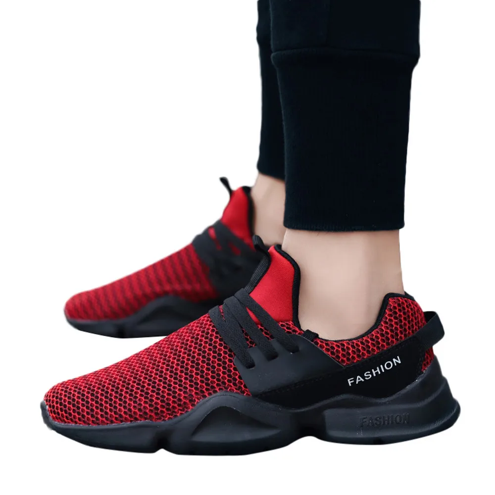 MUQGEW Casual Men‘s Shoes Lace-Up Sport Running Shoe Wear Resistant Light Breathable Sneaker Zapatillas Hombre Casual New