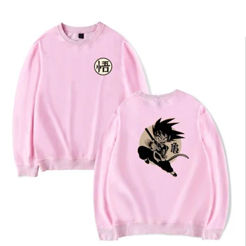 

Hip Hop Harajuku Hoodies DRAGON BALL Z Capless Sweatshirt Women Men Brand Clothing Anime Goku Master Roshi Crewneck Pullovers