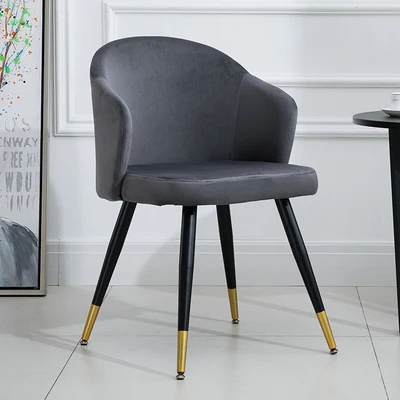 Скандинавский светильник роскошный стул для столовой стул для ногтей макияж железный стул для одевания современный минималистичный домашний стул