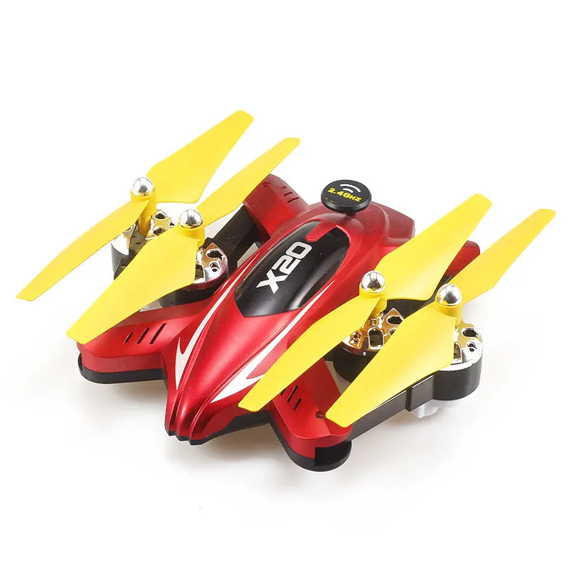 X20 RC Drone Quadcopters Foldable Selfie Drone Altitude Hold RC Drones with 2MP HD Camera 2.4G 4CH 6 Axis 3D Headless Mode X20 RC Drone Quadcopters Foldable Selfie Drone Altitude Hold RC Drones with 2MP HD Camera 2.4G 4CH 6 Axis 3D Headless Mode