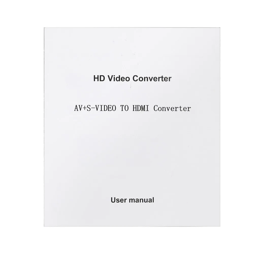 Neoteck 3RCA AV CVBS Композитный S-Video R/L аудио в HDMI адаптер Upscaler 720P 1080P для DVD VCR PS2 AV CVBS S-Video в HDMI