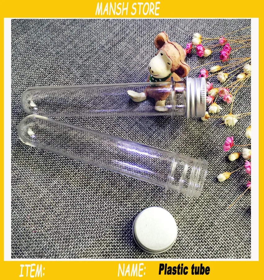 plastic tube bottle with aluminum lip 