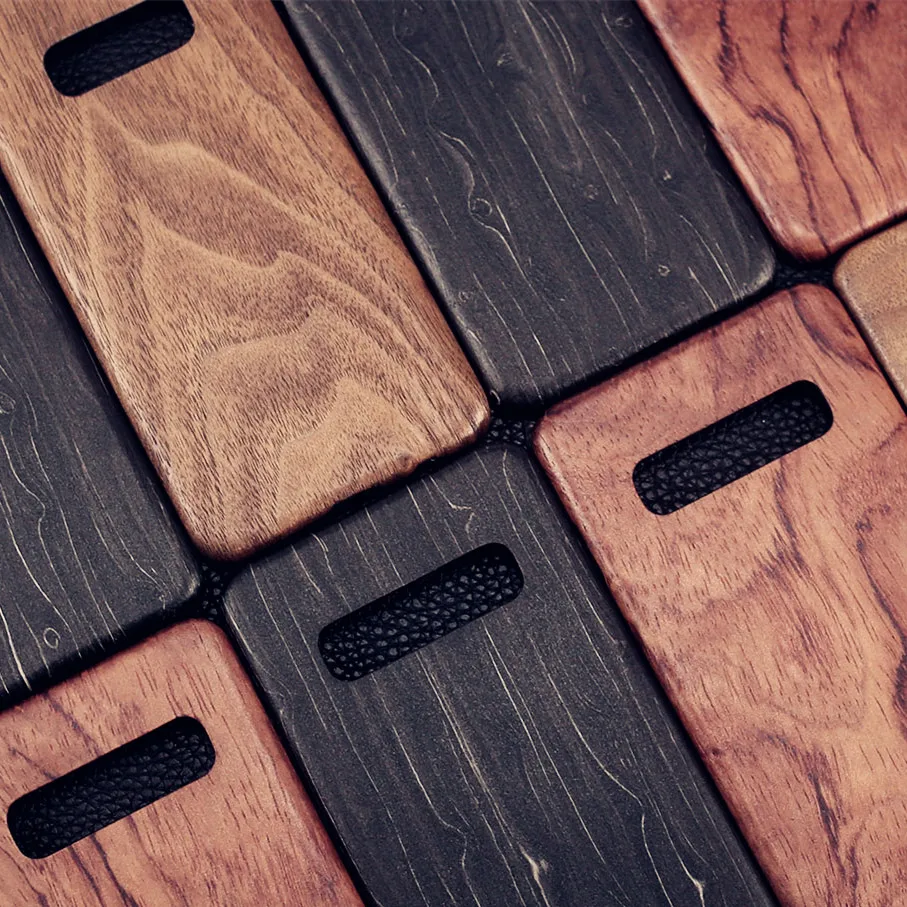 

For Samsung Galaxy S10 /S10+/S10e walnut Enony Wood Rosewood vintage MAHOGANY Wooden Back Slim Case Cover