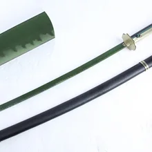 S0434 Серафим конца OWARI NO SERAFU YUICHIRO HYAKUYA меч W/неровный зеленый край 41"