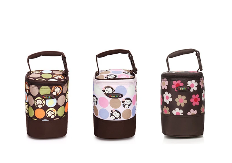 Baby Handbag Insulation Bottle Bag Portable Dot Mummy Breast Milk Bottles Thermo Bags Infant Feeding Keep Warm Tote BB5132 (4)
