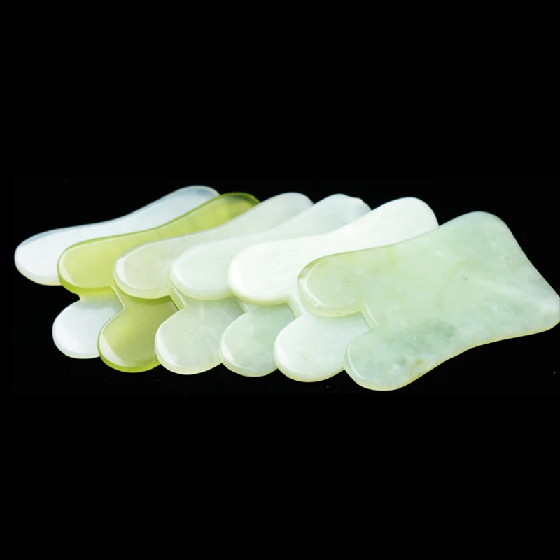 China Traditional Natural Jade Scraping Board Body Facial Acupuncture Slimming Tool Physiotherapy Health Care Massager Wholesale China Traditional Natural Jade Scraping Board Body Facial Acupuncture Slimming Tool Physiotherapy Health Care Massager Wholesale